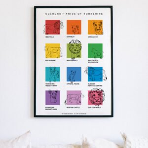 Pride of Yorkshire Charity Print Liah Edwardes x Colours Of Collaboration